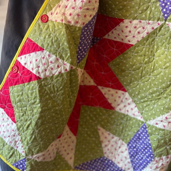 🍂 Anthropologie Fall 3 in 1 Coat Removable Quilted Vest S - Picture 7 of 17